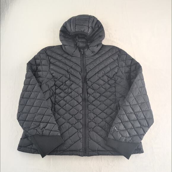 Bass Outdoors Glacier Trek Packable Down Puffer Jacket Women's XL Black - Picture 1 of 8